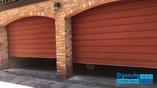 B&D Nero roller door -  Real wood look roller door