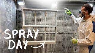 Joiner’s Day in the Life | Finishing Windows In The Spray Booth (Ep1)