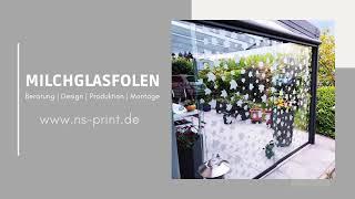 Milchglasfolien / Glasdekorfolien vom Profi, Montage in Hamburg, Bremen, Berlin und München