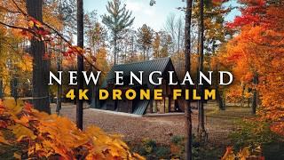 FALL IN 4K | Relaxing FPV Drone Film Of Peak Fall Colors In New England - 1 Hour