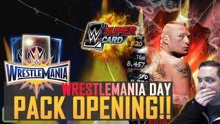 SURPRISE WRESTLEMANIA 33 DAY PACK OPENING & PULL! BEAST DOMINATION!  | WWE SuperCard