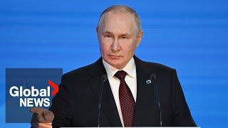 Putin challenges West: "What right do you have to warn anyone?"