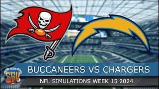 Tampa Bay Buccaneers vs Los Angeles Chargers - Week 15 2024 Full Game Highlights (Madden 25 Sim)