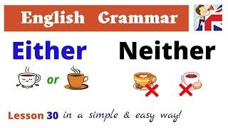 Either, Neither, Both in English grammar – English Grammar lesson