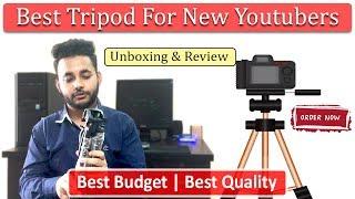 Cheapest & Best Tripod for new Youtubers | Unboxing & Review | 2019