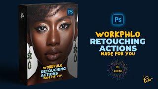 WORKPHLO RETOUCHING ACTIONS FOR ADOBE PHOTOSHOP | OVER 20 ACTIONS | PHLOSHOP