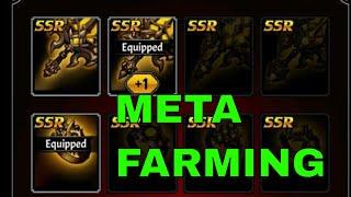 META FARMING FOR SSR GEAR // Idle Berserker Guide