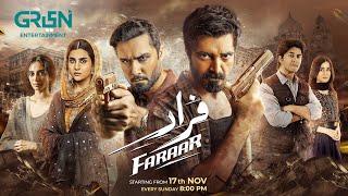 Faraar | Launch Promo | Starting From 17th November 2024 | Sunday 8PM | Green TV Entertainment