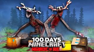 I Survived 100 Days in the SKIN WALKER Island Minecraft Horror Mod