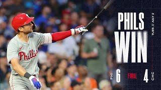 Phillies vs. Cubs Game Highlights (7/2/24) | MLB Highlights