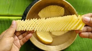 Spiral Potato Without Machine| Spiral Potato Ghar Me Kaise banaye