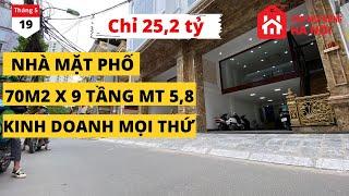 Bán Nhà Mặt Phố Quan Nhân Quận Thanh Xuân Kinh Doanh Mọi Thứ