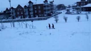 Snowboarden in OStfreezeland.