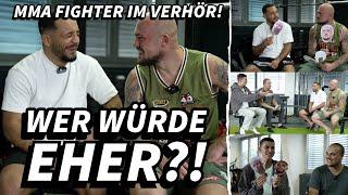 Wer würde eher!? Taso, Daniel Schwindt oder Christian Jungwirth!? MMA-Profis im Verhör!