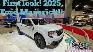 First Look At The 2025 Ford Maverick Facelift! 2024 Miami International Auto Show!