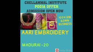 POOJA OFFER ADMISSION FOR AARI COURSE CHELLAMMAL INSTITUTE MADURAI-9445105454