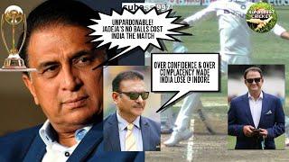 UNPARDONABLE - GAVASKAR BLAMES JADEJA'S MISTAKES FOR INDIA'S LOSS