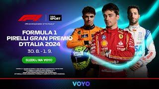 F1: Veľká cena Talianska na Voyo - 30. 8. 2024 - 1. 9. 2024 - Formula 1 naživo aj zo záznamu na Voyo