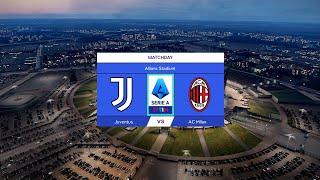 Juventus vs AC Milan | Allianz Stadium | 2022-23 Serie A | PES 2021