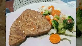 Just a Tuna steak dinner