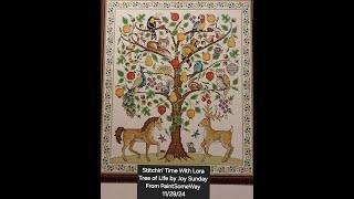 Stitchin' Time With Lora  Tree of Life Stamped Cross Stitch from PaintSomeWay 11/29/24