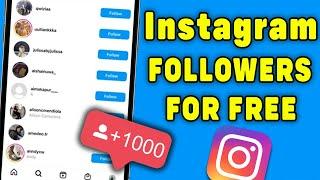 How To Get Free Instagram Followers No Human Verification 2024