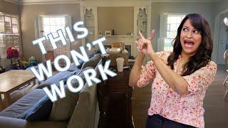 Cottage Style Makeover | How To Flip a Nightmare Space Into a Foyer and Dining Combo | Amitha Verma