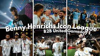 BTS Vlog von Benny Henrichs bei der Icon League mit Toni Kroos in seinem Team B2B United!