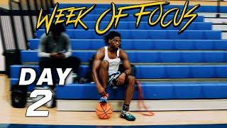 DAY IN THE LIFE: Week Of Focus Day 2| Productive Habits | What I Eat | Basketball Training