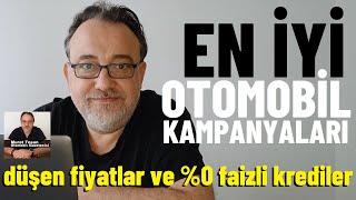 Bu ayın en iyi 0 km otomobil kampanyaları! Düşen fiyatlar, %0 faizli krediler! #kampanya #indirim