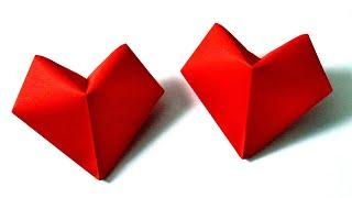 How To Make 3D Heart  Origami Easy 3D Heart