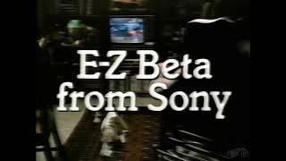 Sony E-Z Beta Betamax Commercial 1983