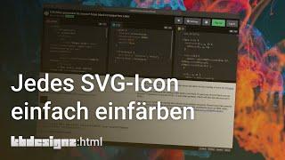 JEDES SVG SCHNELL & EINFACH EINFÄRBEN | kbdesignz:html