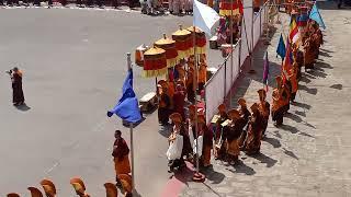 #ritual #dance #in #Nandroling #monastery༄༅།།བོད་ཟླ་དང་པོའི་གུ་རུ་མཚན་བརྒྱད་ཀྱི་འཆམས། (09.03.2025)