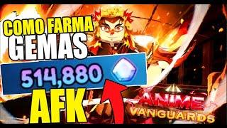 FARM DE GEMAS MUITO FÁCIL CONSIGA NOVOS PERSONAGENS MITICOS NO ANIME VANGUARDS