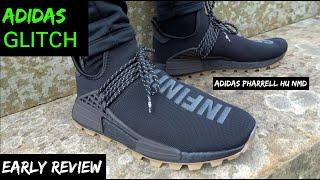 ADIDAS GLITCHED AND I GOT THESE SNEAKERS EARLY! PHARRELL HU NMD BLACK REVIEW