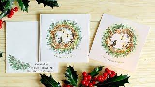 Pipin's Festive Wreath by Jo Rice  - A Lavinia Stamps Tutorial