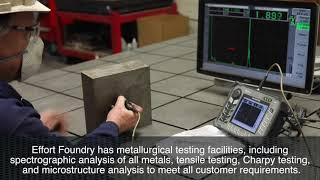 Quality Testing for Castings for Military Applications