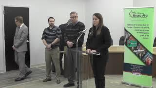 2018 Citizen of the Year Presentation at Mount Airy City Schools Headquarters