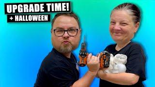 We Are Upgrading Our Maker Space + Halloween Projects Pt 1 - Ben's Worx Vlogs