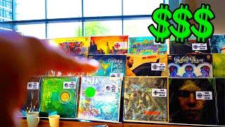 This record fair has 3 FLOORS OF VINYL  (we spent hundreds)