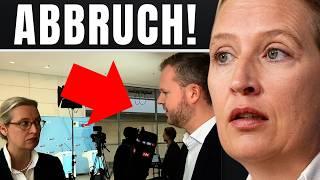 Moderator legt sich mit Weidel an und zieht ihr dann Mikro weg!