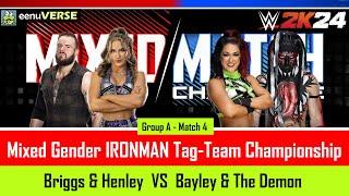 Group A Match 4 | MIXED Gender IRONMAN Tag Championship WWE 2k24