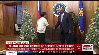 U.S. and the Philippines to secure intelligence