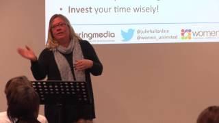 Effective business networking for start-ups - Julie Hall @ the Sage business huddle