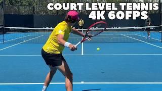 Joao Fonseca's Full Practice  // Court-Level 4K 60FPS 2025