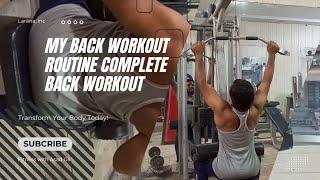 Complete back workout routine#Train with Asad gill#Back workout