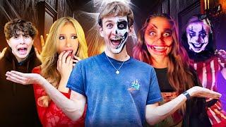 Scaring my Friends All Night in my Haunted House!