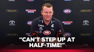 Over or under achieved? Voss' assessment of season ending loss | Blues Press Conference | Fox Footy