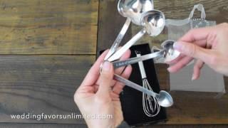 Fashioncraft Measuring Spoon and Whisk Favor Sets (FC-4207)